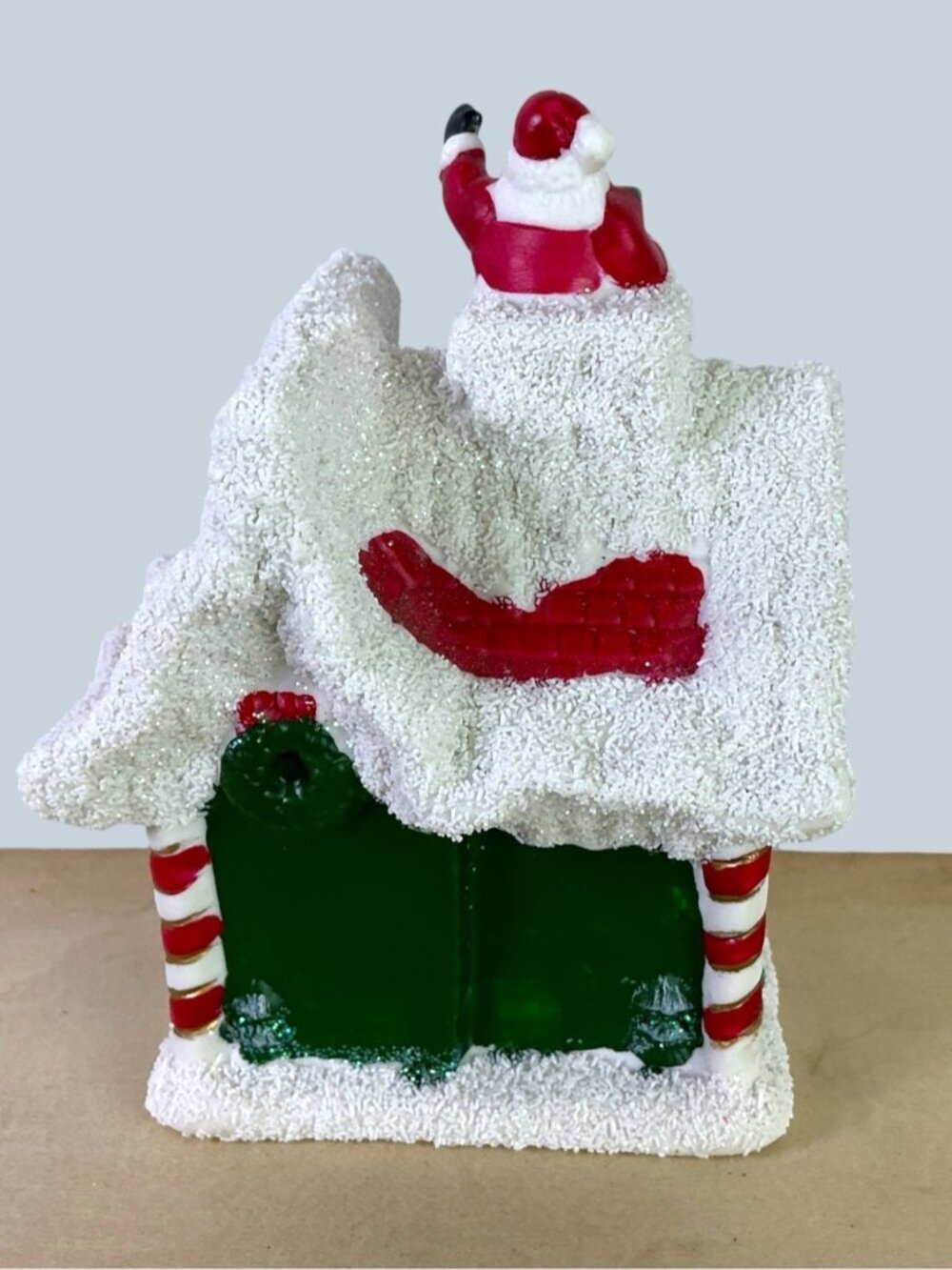 K’s Collection Christmas Village Santa Snow House Vintage Collectible 1990’s - Picture 4 of 16